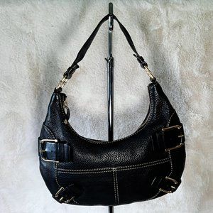 Michael Kors Black Leather Shoulder Bag